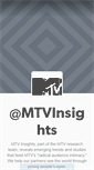 Mobile Screenshot of mtvinsights.com